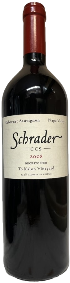 2008 Schrader Beckstoffer To-Kalon Vineyard Cabernet Sauvignon CCS