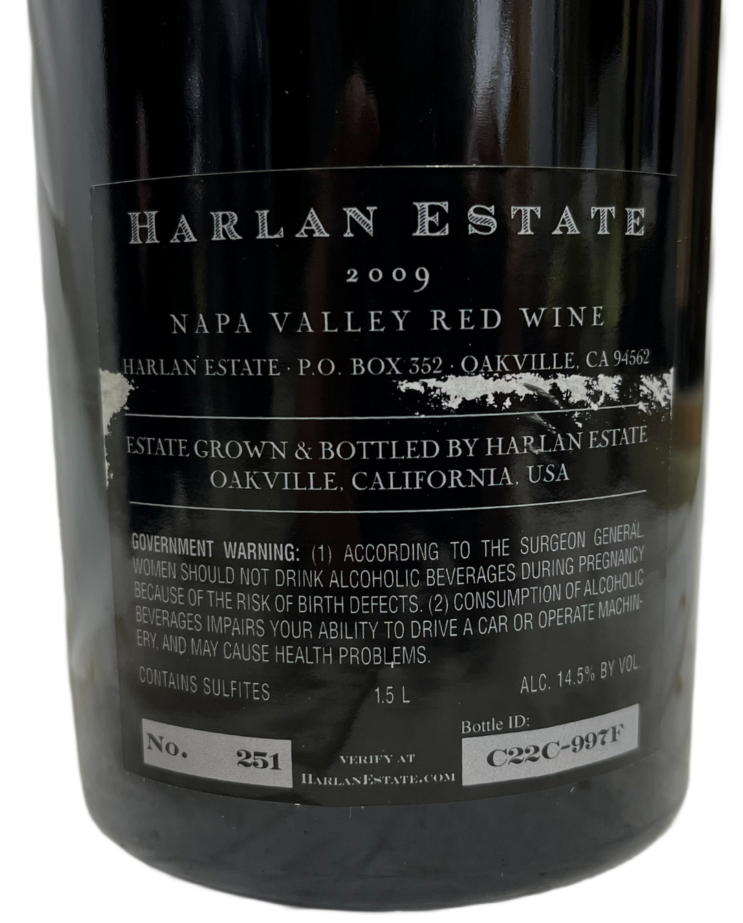 2009 Harlan Estate Napa Valley Proprietary Red