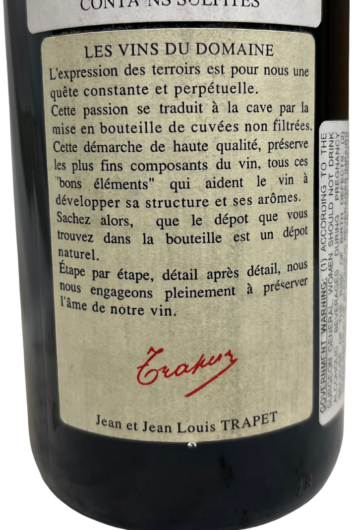 1998 Domaine Trapet Chambertin