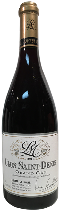2011 Lucien Le Moine Clos St Denis