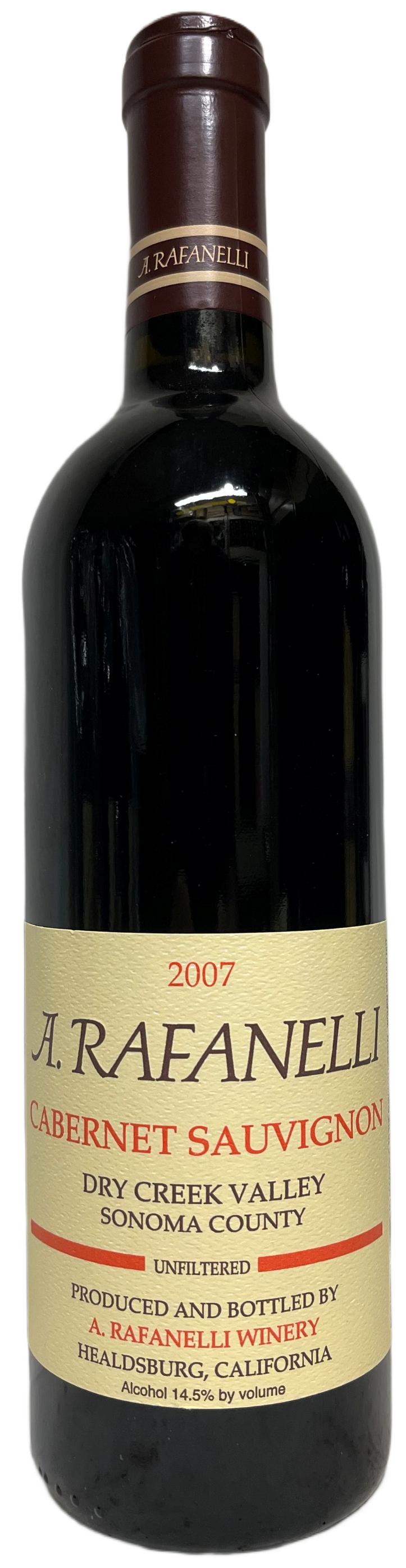 2007 A. Rafanelli Dry Creek Valley Cabernet Sauvignon