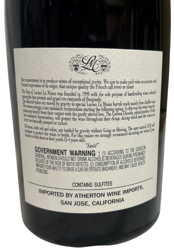 2011 Lucien Le Moine Bonnes Mares