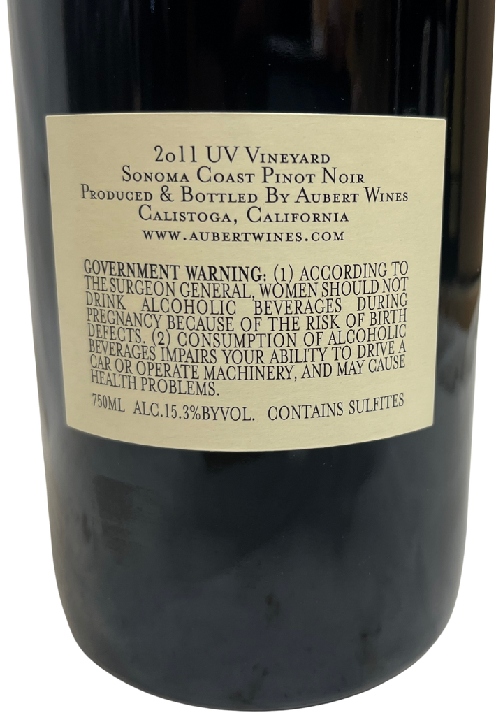 2011 Aubert Pinot Noir UV Vineyard
