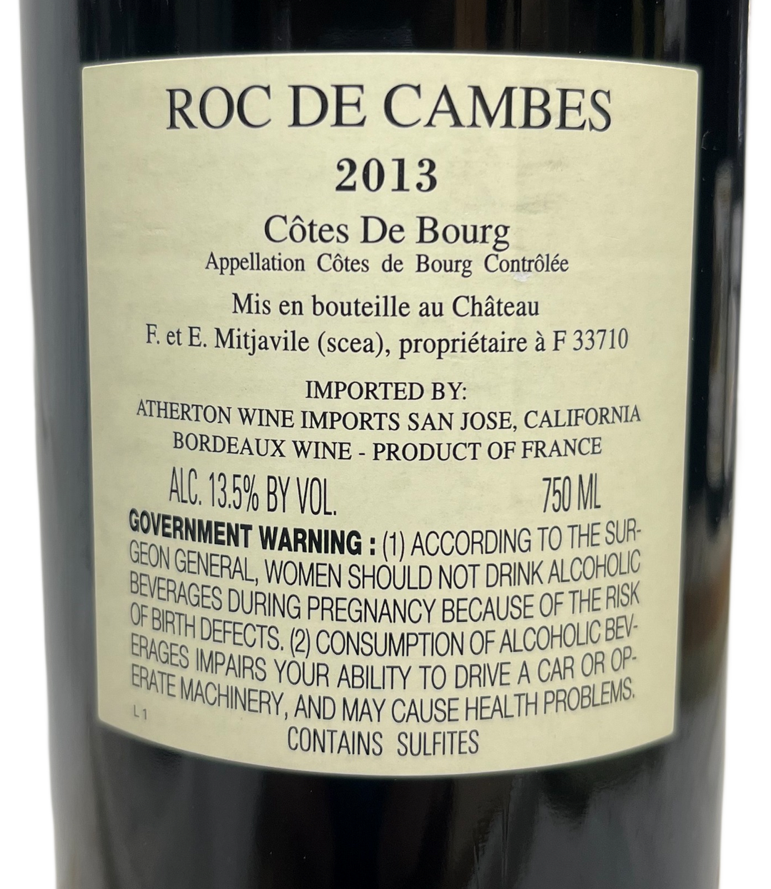 2013 Roc De Cambes Cotes de Bourg