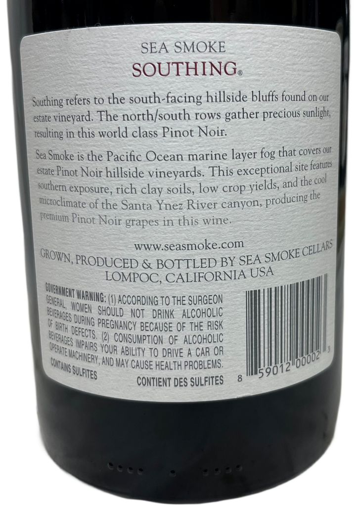 2012 Sea Smoke Southing Pinot Noir