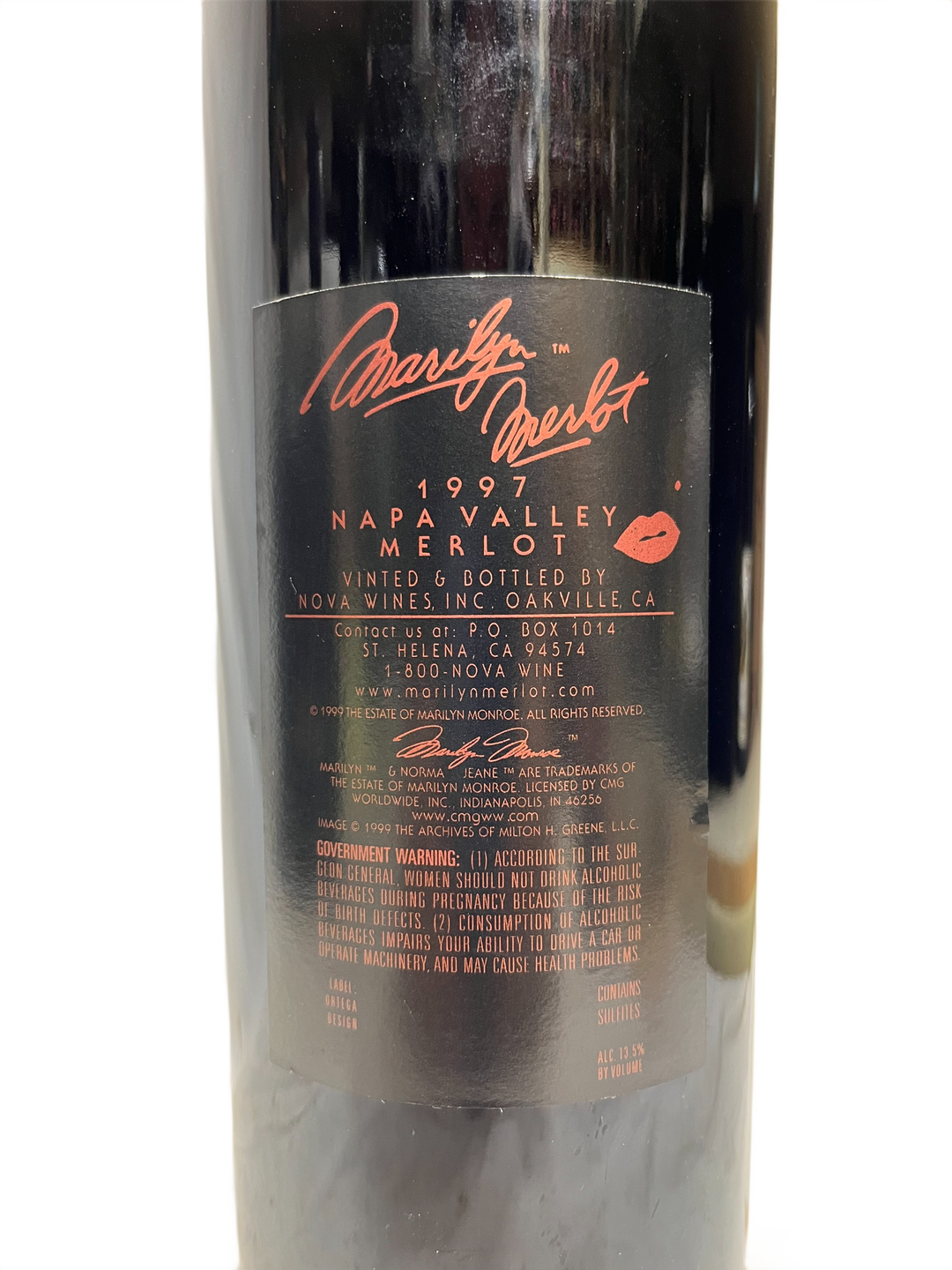 1997 Marilyn Merlot Napa Valley Merlot