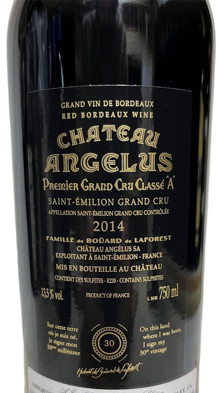 2014 Angelus St Emilion