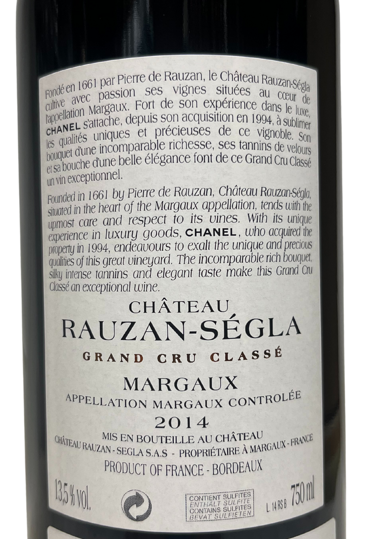 2014 Rauzan Segla Margaux