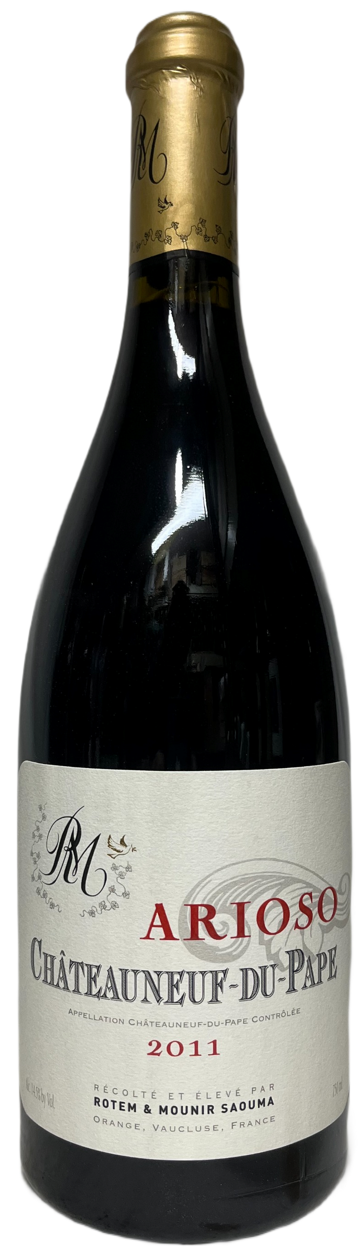 2011 Rotem & Mounir Saouma Chateauneuf du Pape Arioso Rouge