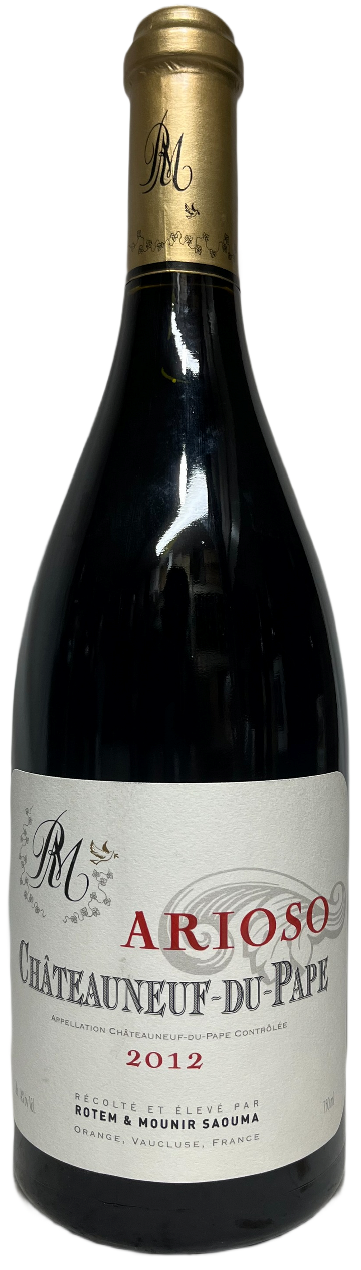 2012 Rotem & Mounir Saouma Chateauneuf du Pape Arioso Rouge