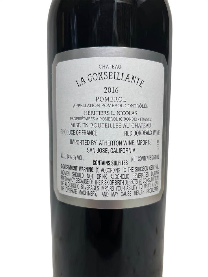 2016 La Conseillante Pomerol
