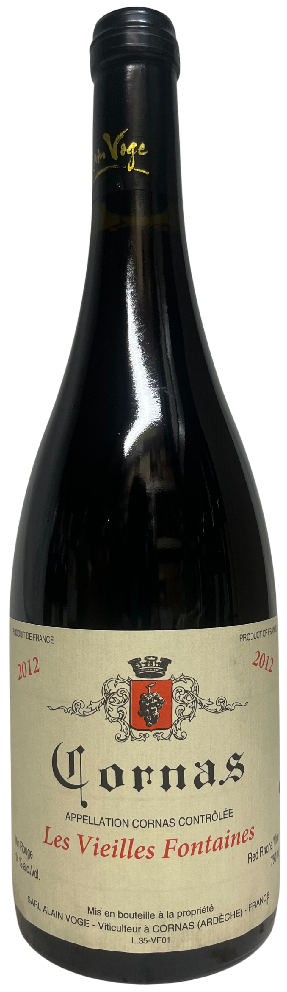 2012 Alain Voge Cornas Vieilles Fontaines