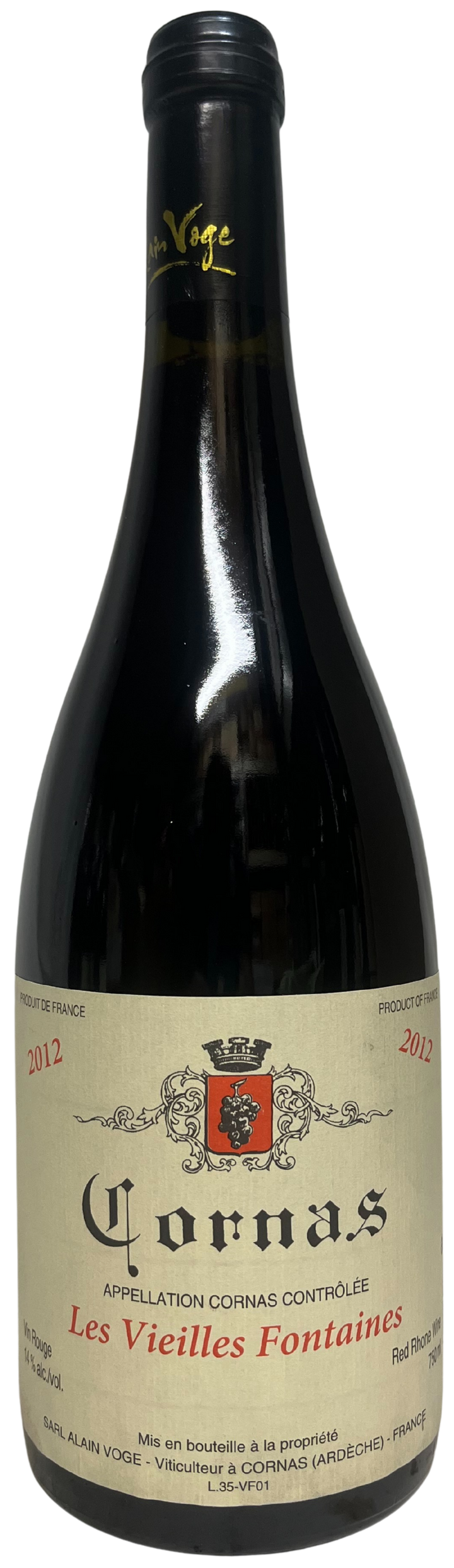 2012 Alain Voge Cornas Vieilles Fontaines