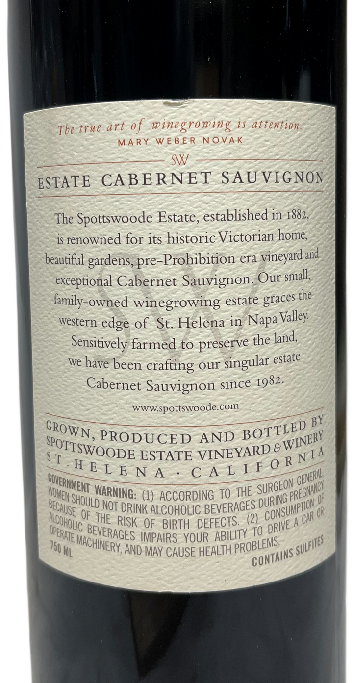 2010 Spottswoode Napa Valley Cabernet Sauvignon