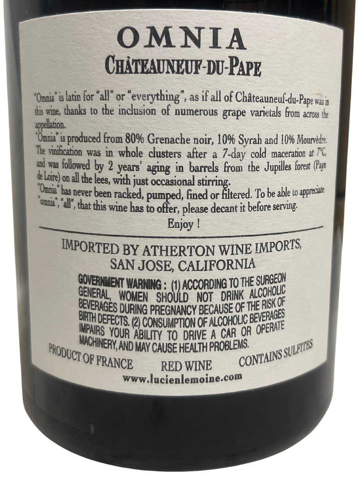 2013 Rotem & Mounir Saouma Chateauneuf du Pape Omnia Rouge