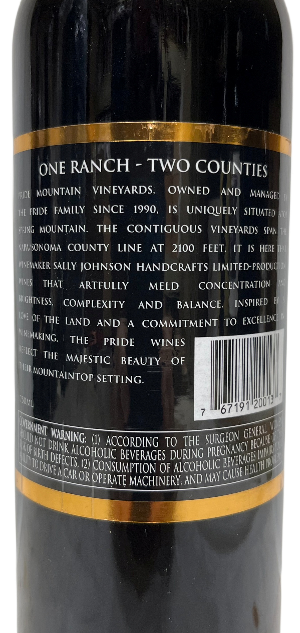 2013 Pride Mountain Vineyards Merlot