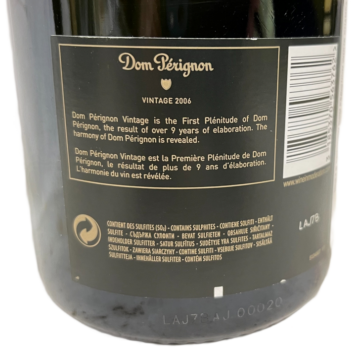 2006 Dom Perignon Champagne