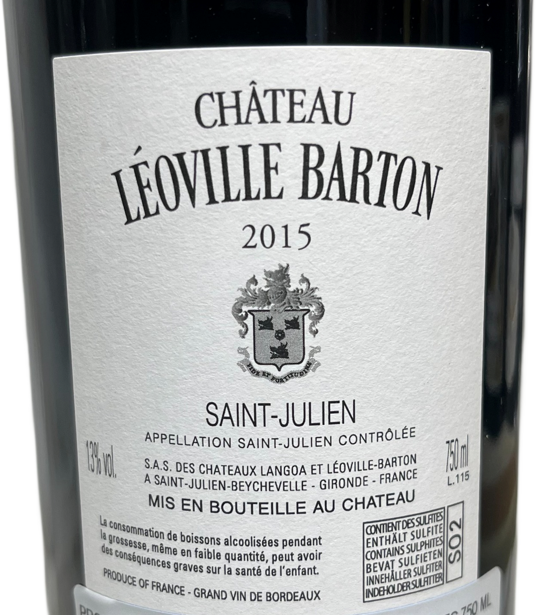 2015 Leoville Barton St Julien