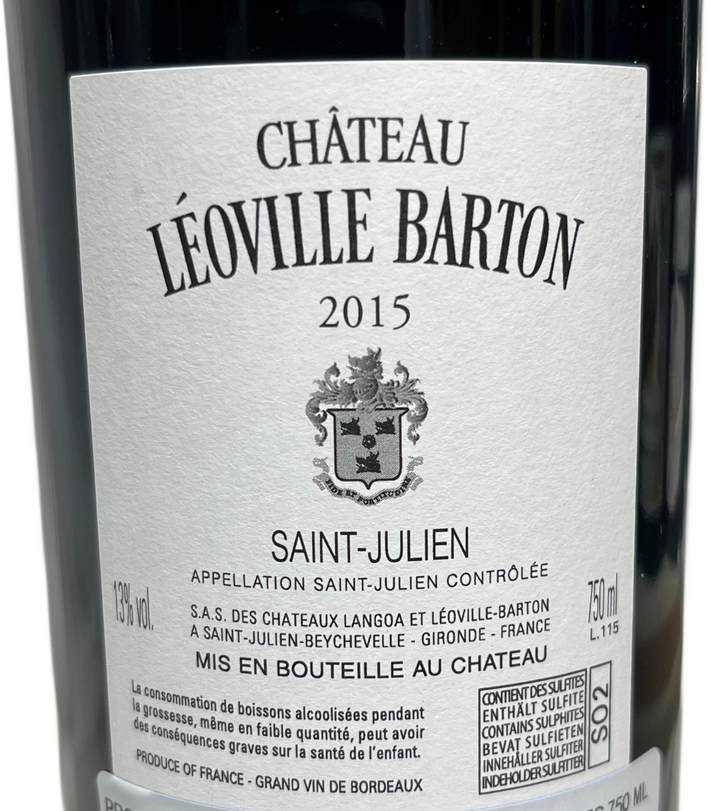 2015 Leoville Barton St Julien