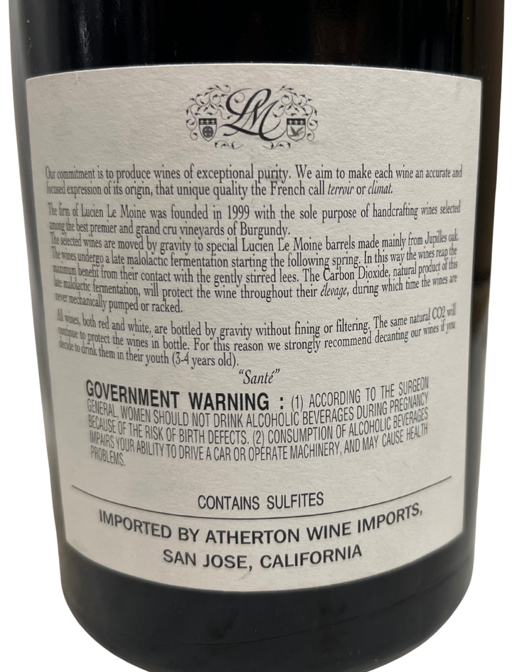 2013 Lucien Le Moine Chambolle Musigny les Amoureuses