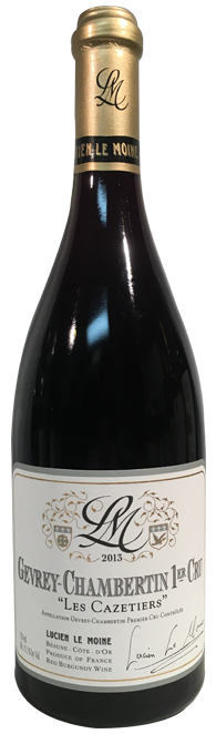 2013 Lucien Le Moine Gevrey Chambertin les Cazetiers