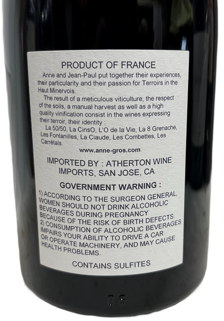2014 Anne Gros ET Jean Paul Tollot Minervois Les Fontanilles
