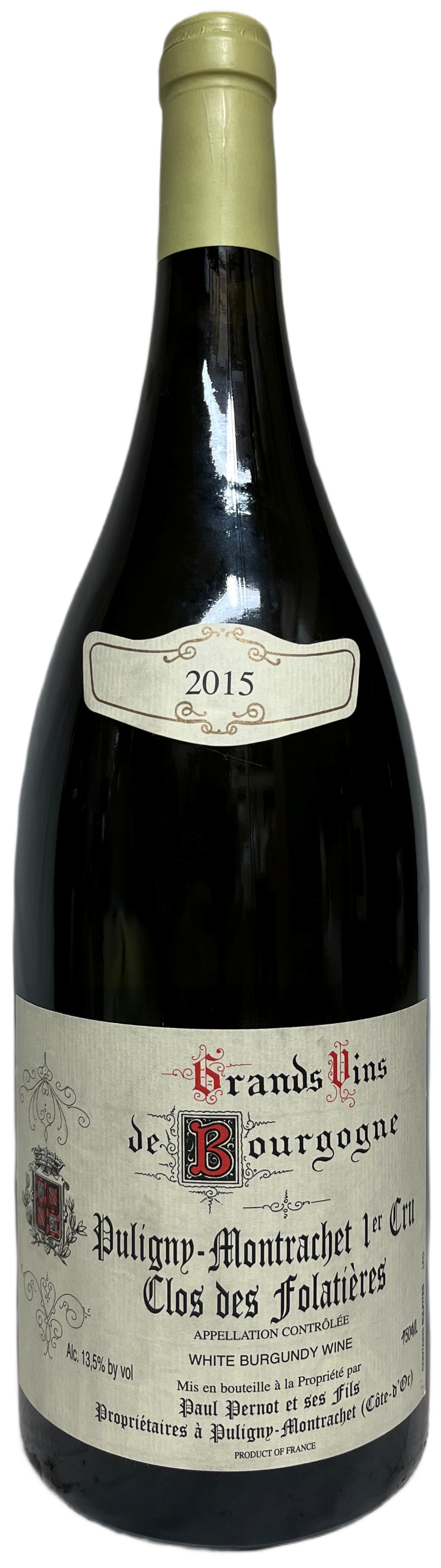 2015 Paul Pernot Puligny Montrachet les Folatieres
