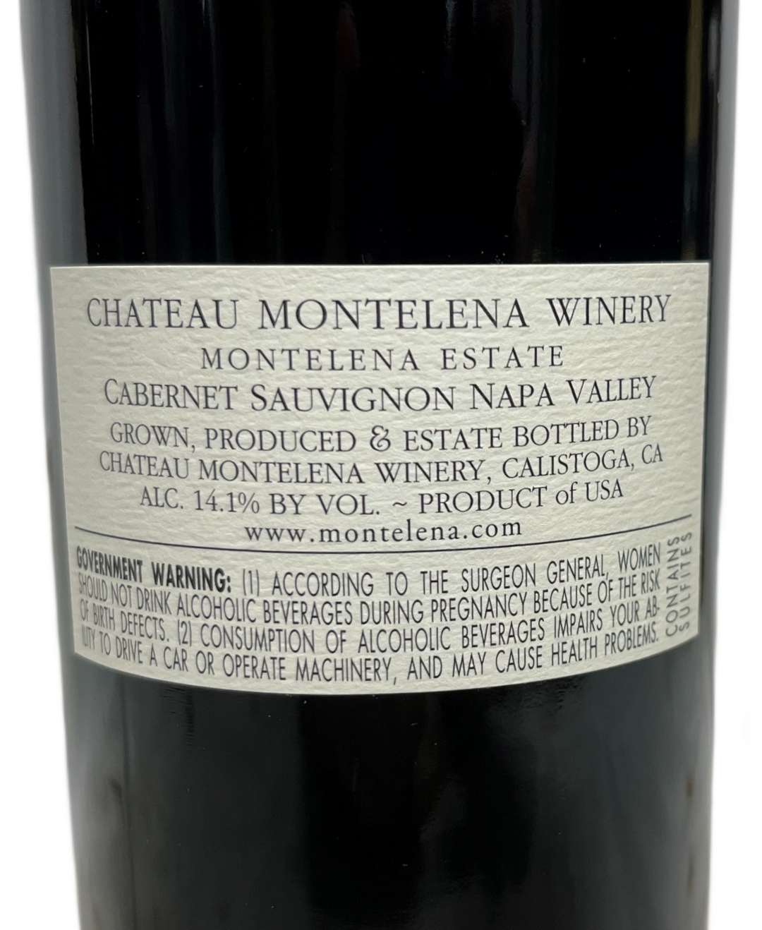 2013 Chateau Montelena Napa Valley Estate Cabernet