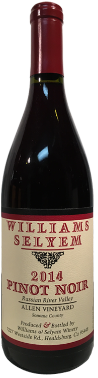 2014 Williams Selyem Russian River Valley Allen Pinot Noir