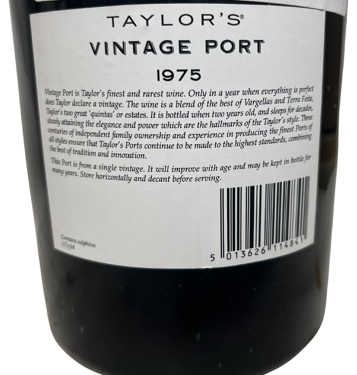 1975 Taylor Fladgate Vintage Port