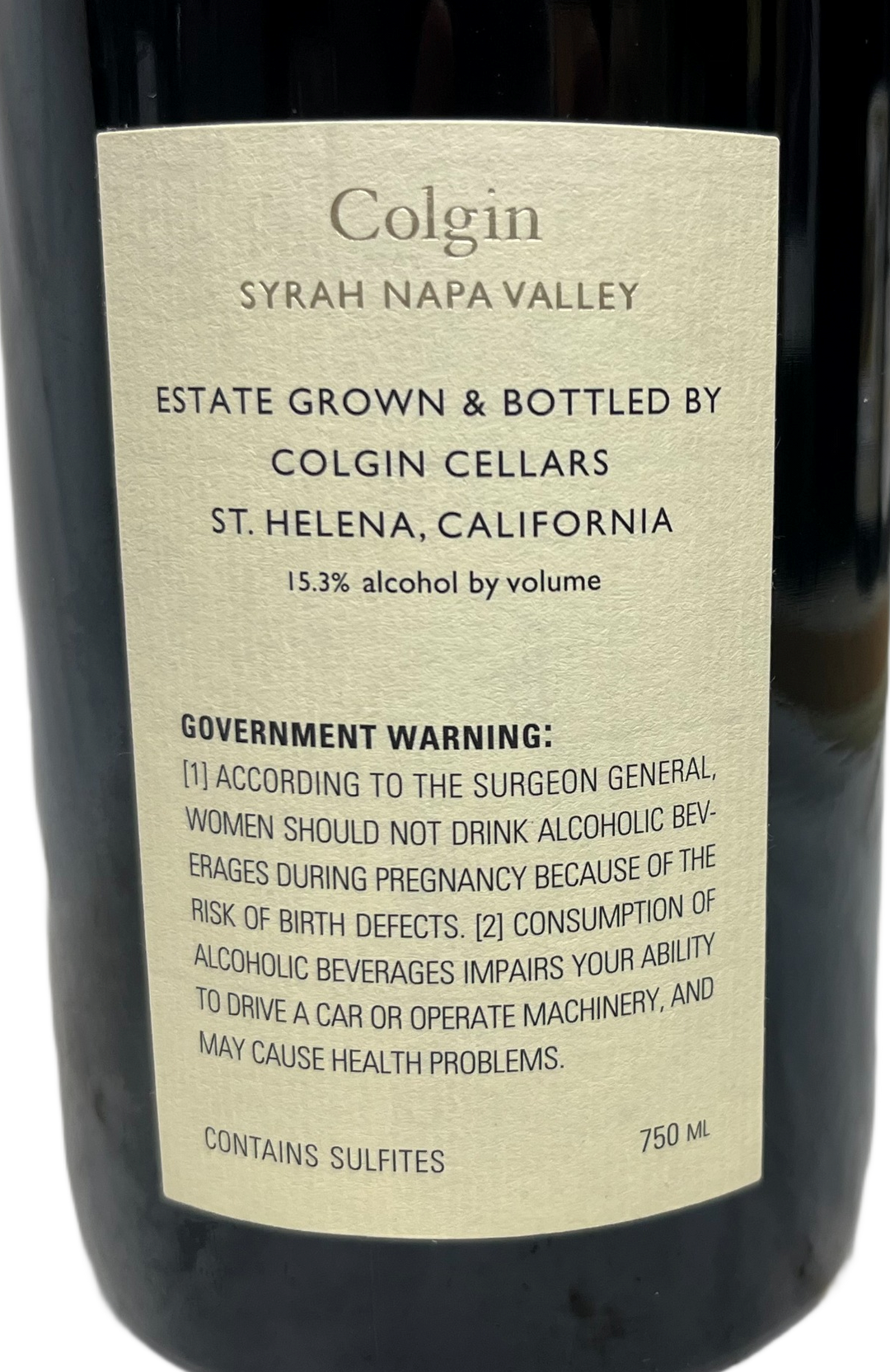 2012 Colgin IX Estate Syrah
