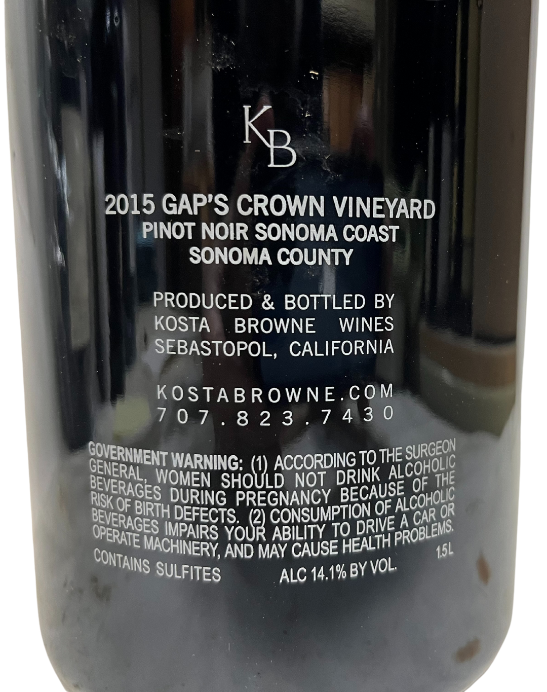 2015 Kosta Browne Gaps Crown Vineyard Pinot Noir