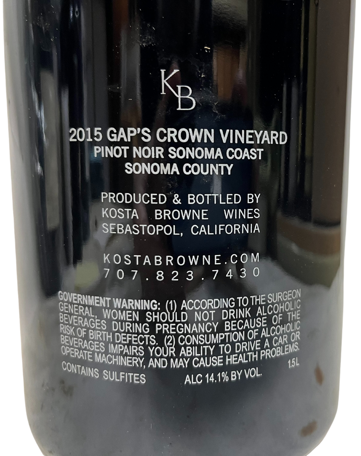 2015 Kosta Browne Gaps Crown Vineyard Pinot Noir