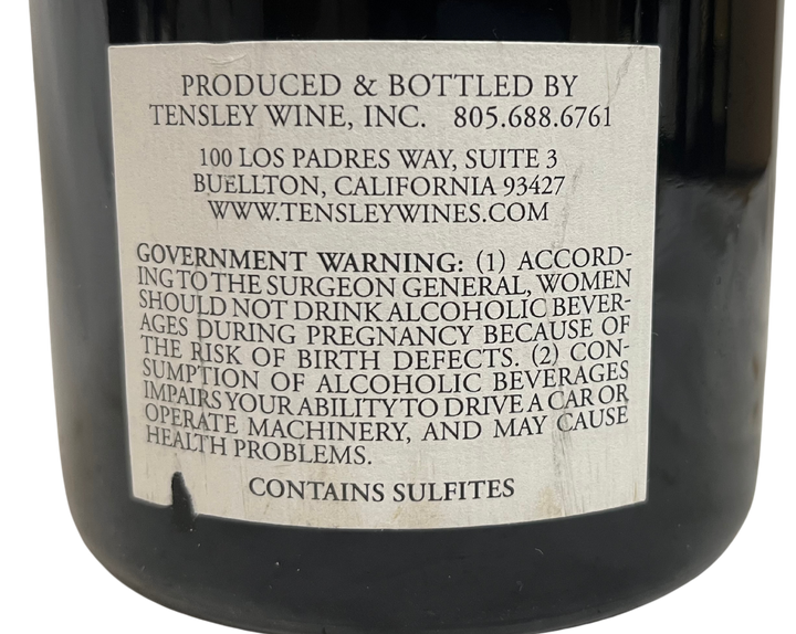 2010 Tensley OGT Syrah