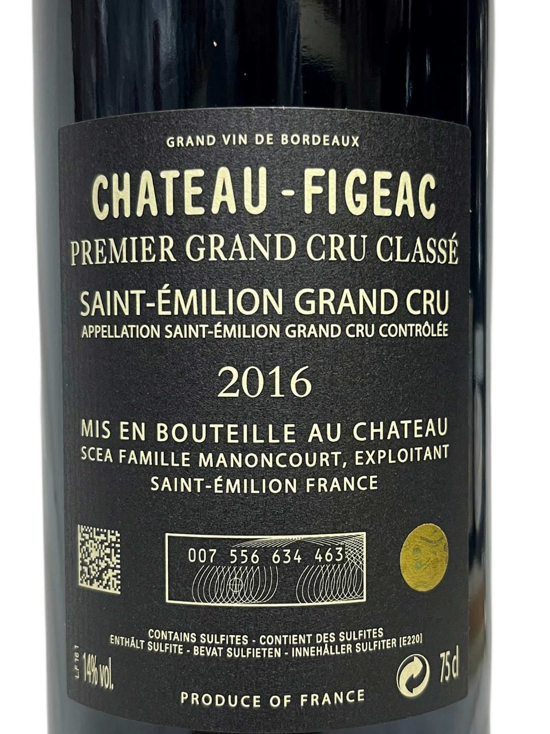 2016 Figeac St Emilion