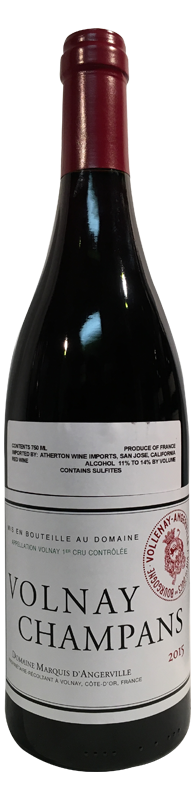2015 Marquis D'Angerville Volnay Champans