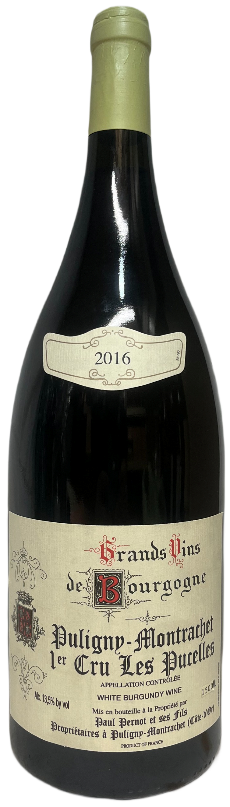 2016 Paul Pernot Puligny Montrachet les Pucelles