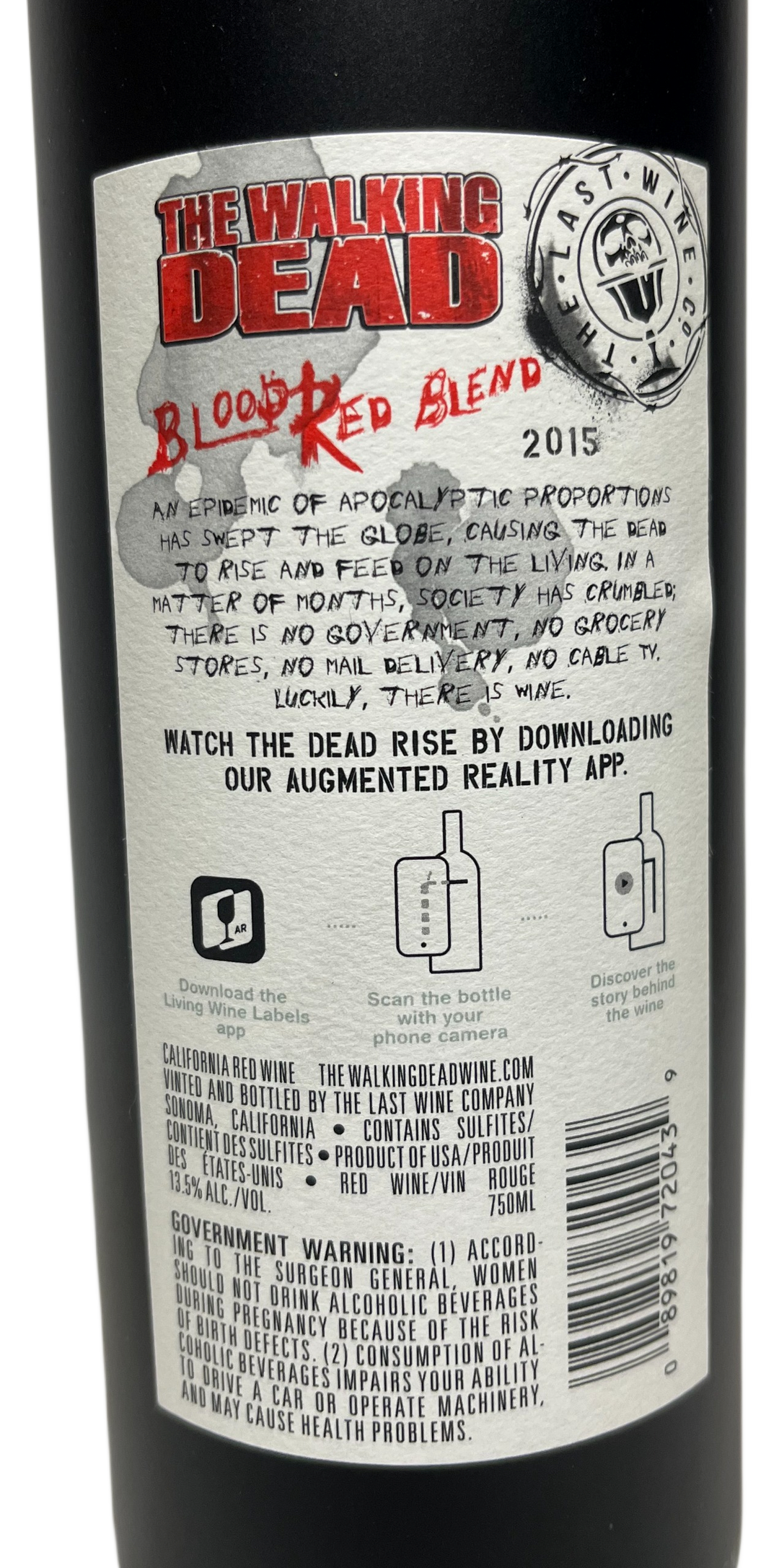 2015 The Walking Dead Blood Red Blend