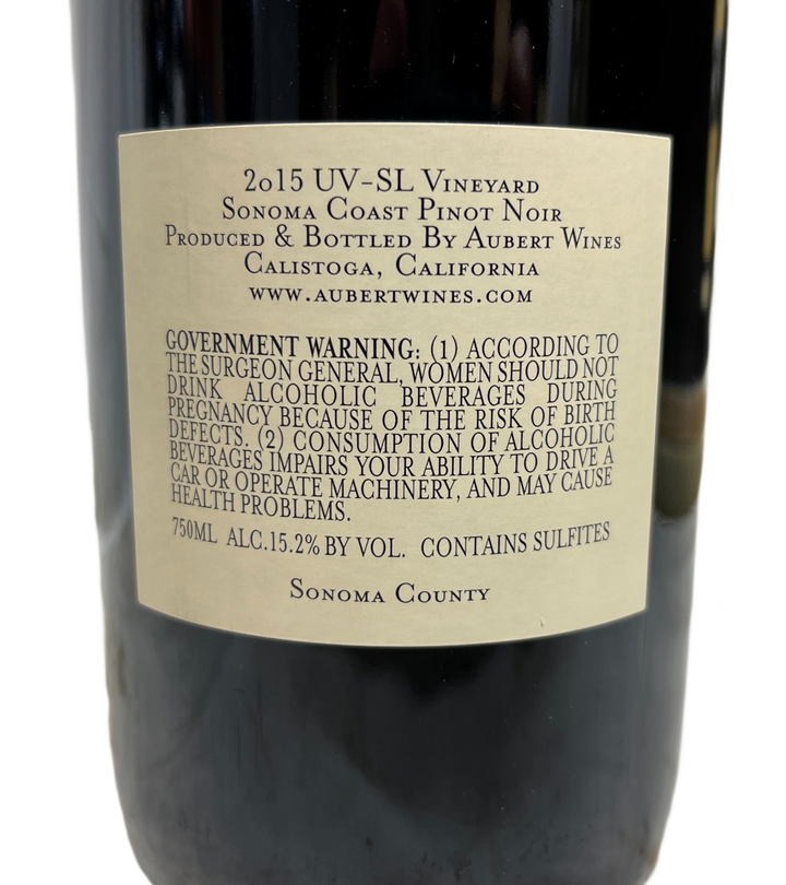 2015 Aubert UV-SL Vineyard Pinot Noir