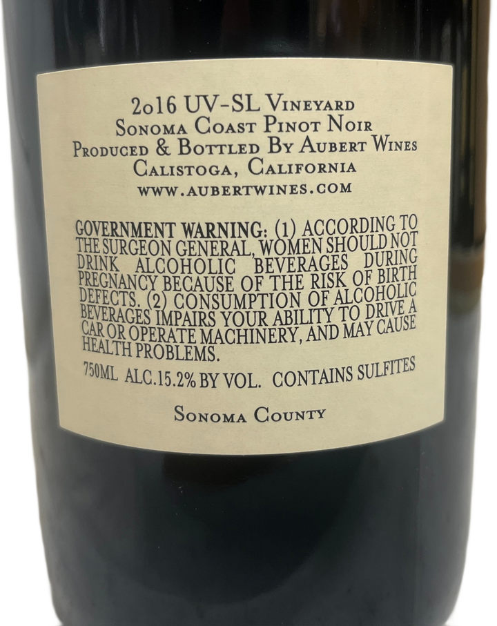 2016 Aubert UV-SL Vineyard Pinot Noir