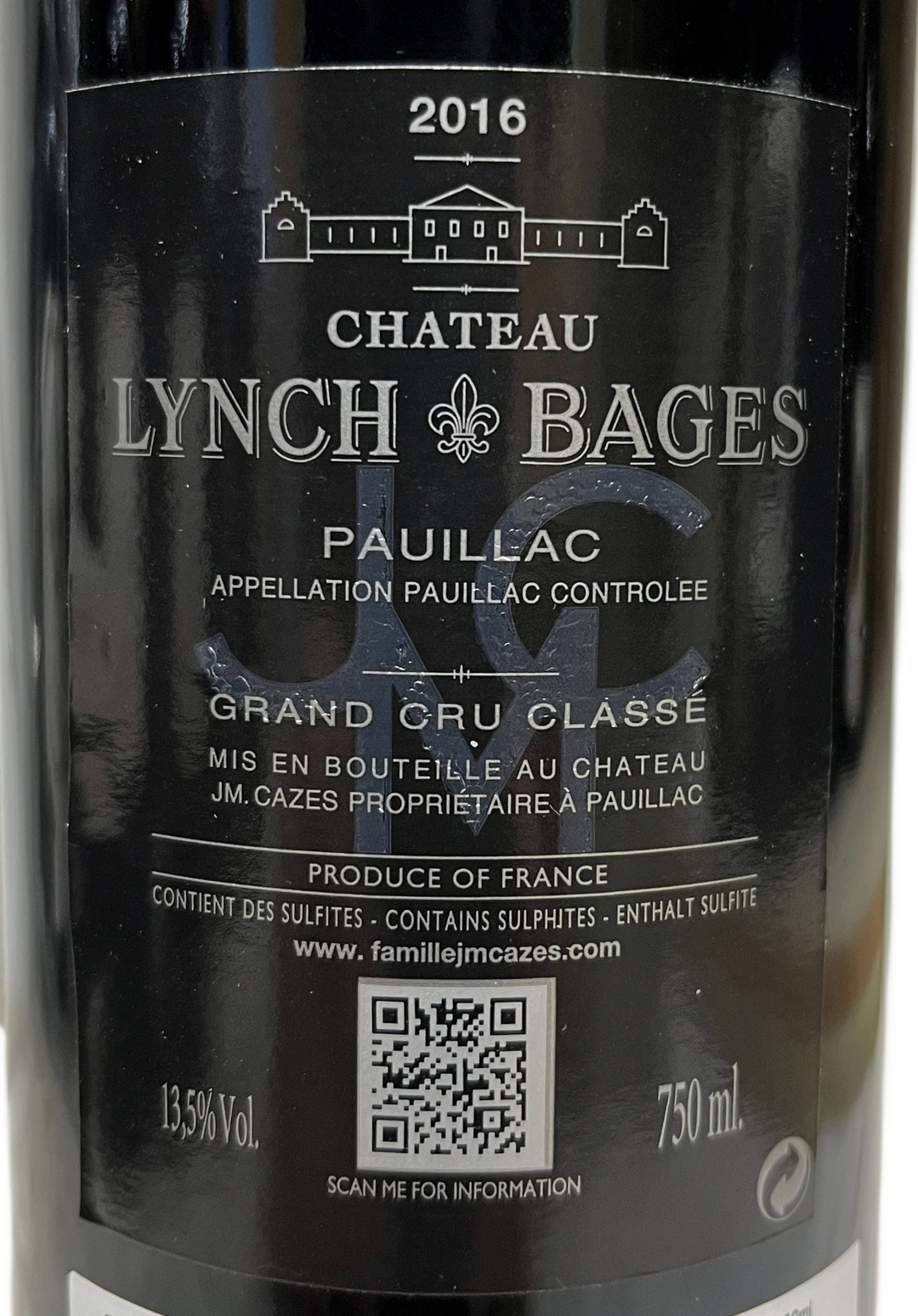 2016 Lynch Bages Pauillac