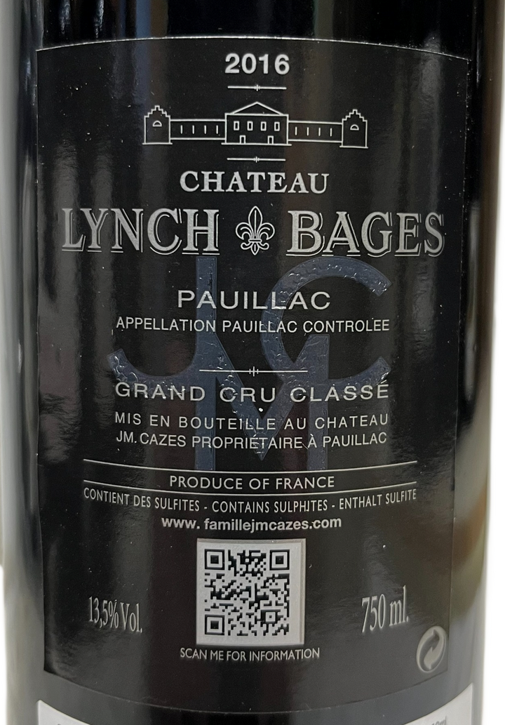 2016 Lynch Bages Pauillac