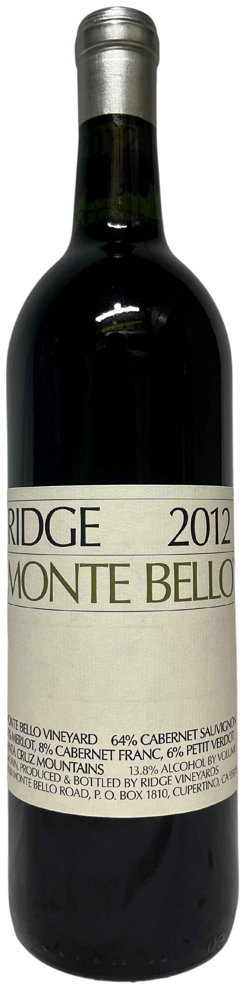 2012 Ridge Monte Bello Proprietary Red