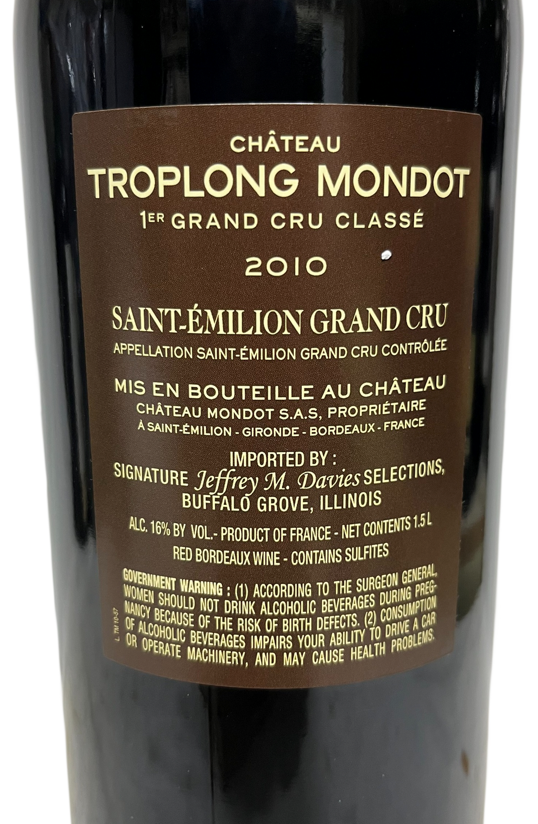 2010 Troplong Mondot St Emilion