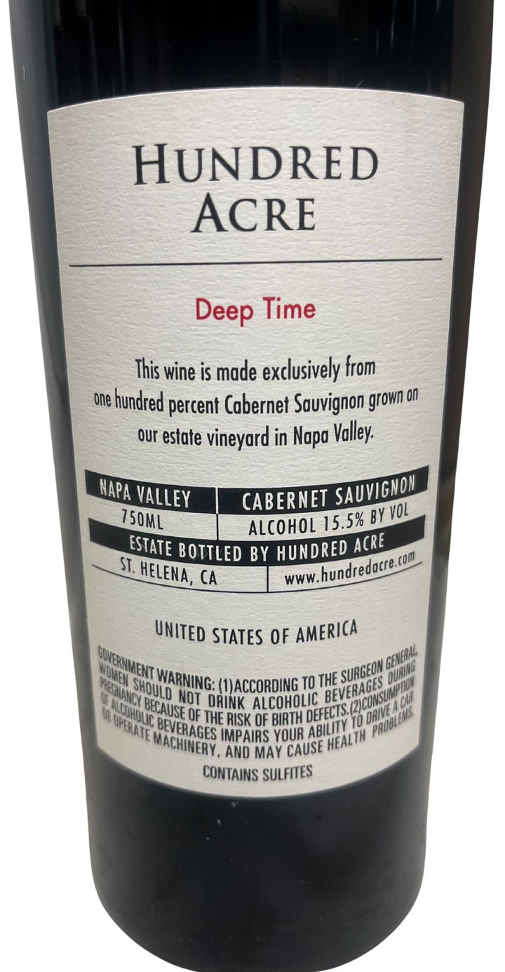 2012 Hundred Acre Deep Time Cabernet Sauvignon