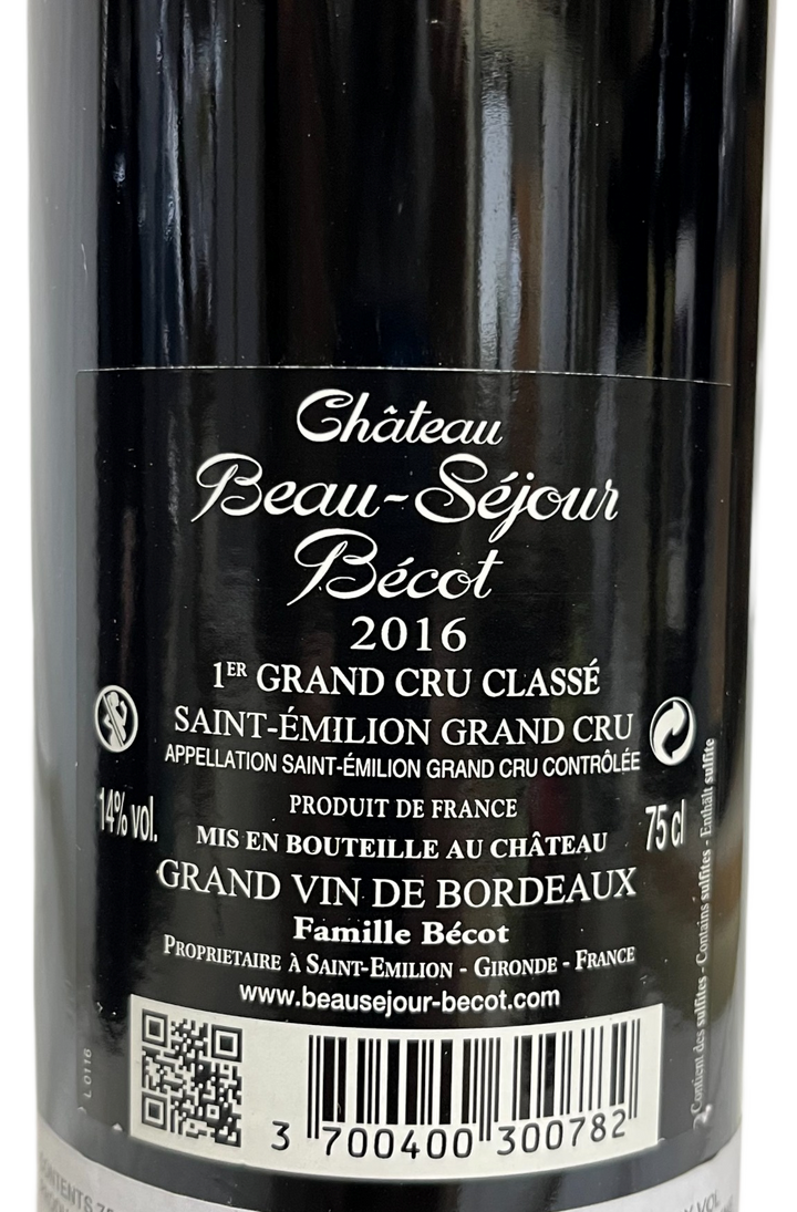 2016 Beau Sejour Becot St Emilion
