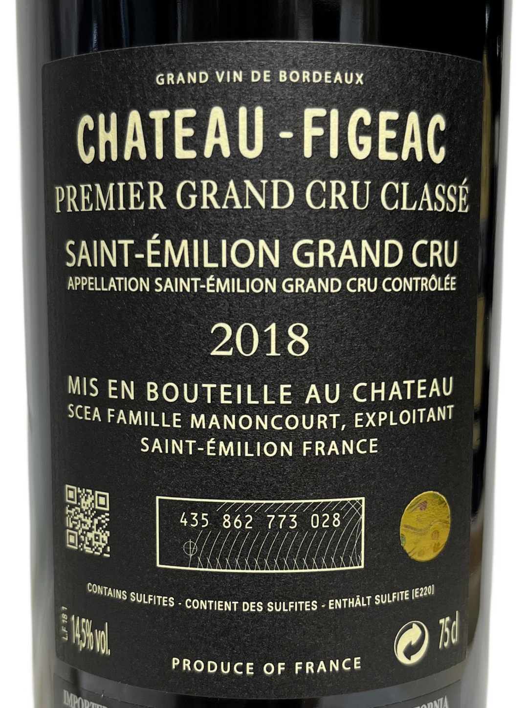 2018 Figeac St Emilion