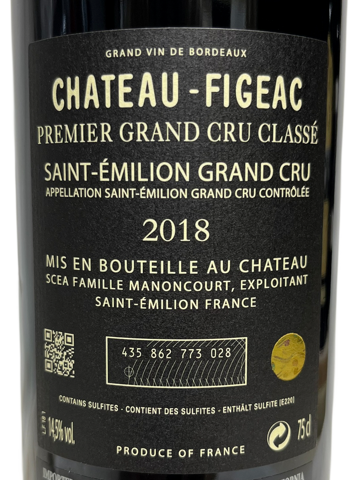 2018 Figeac St Emilion