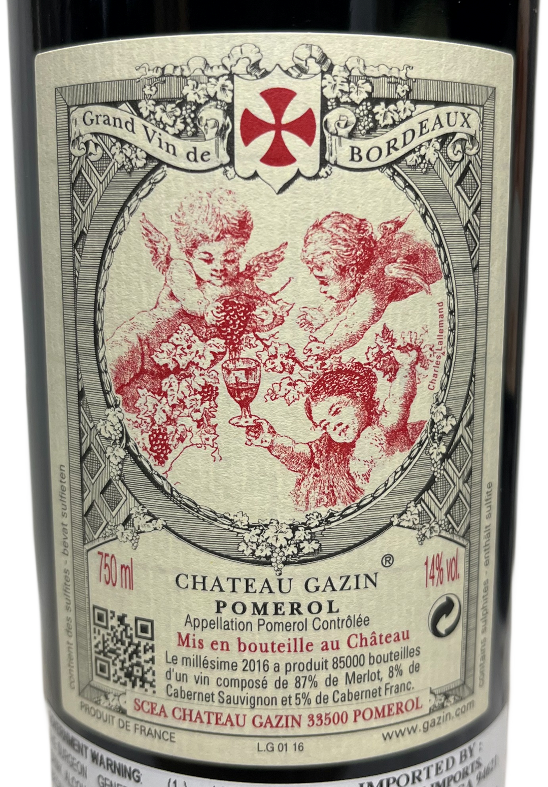 2016 Gazin Pomerol