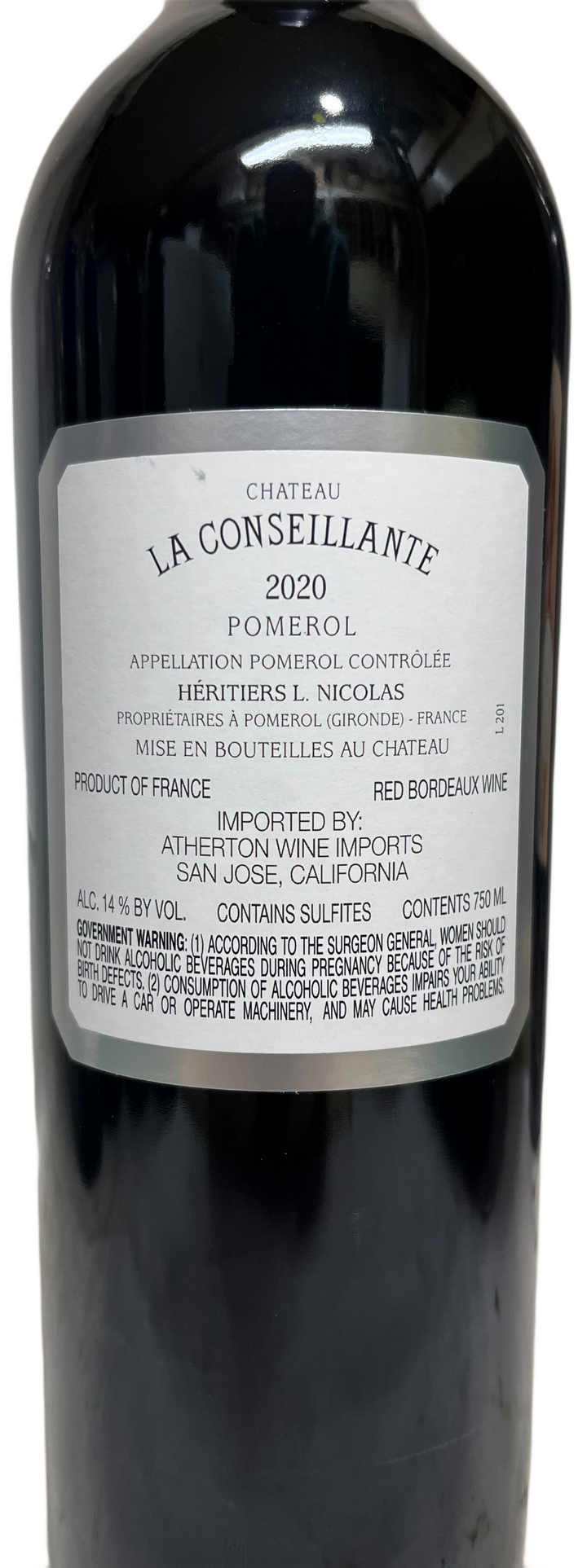 2020 La Conseillante Pomerol